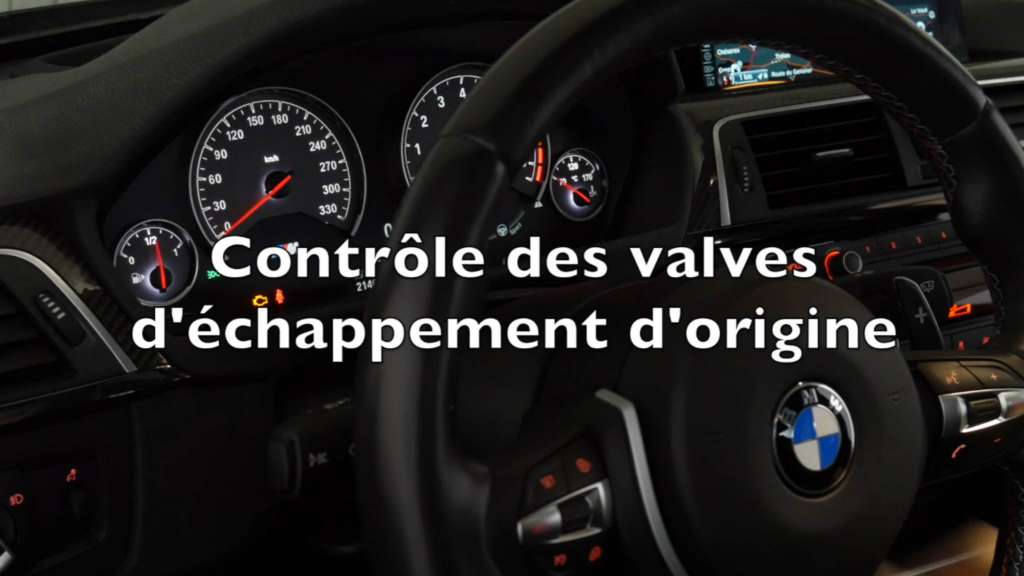 Commande de valve d'échappement BMW y.c. montage - GenoProg