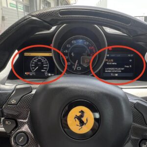 Réparation compteur Ferrari 458, FF, F12 – Affichage LCD défectueux